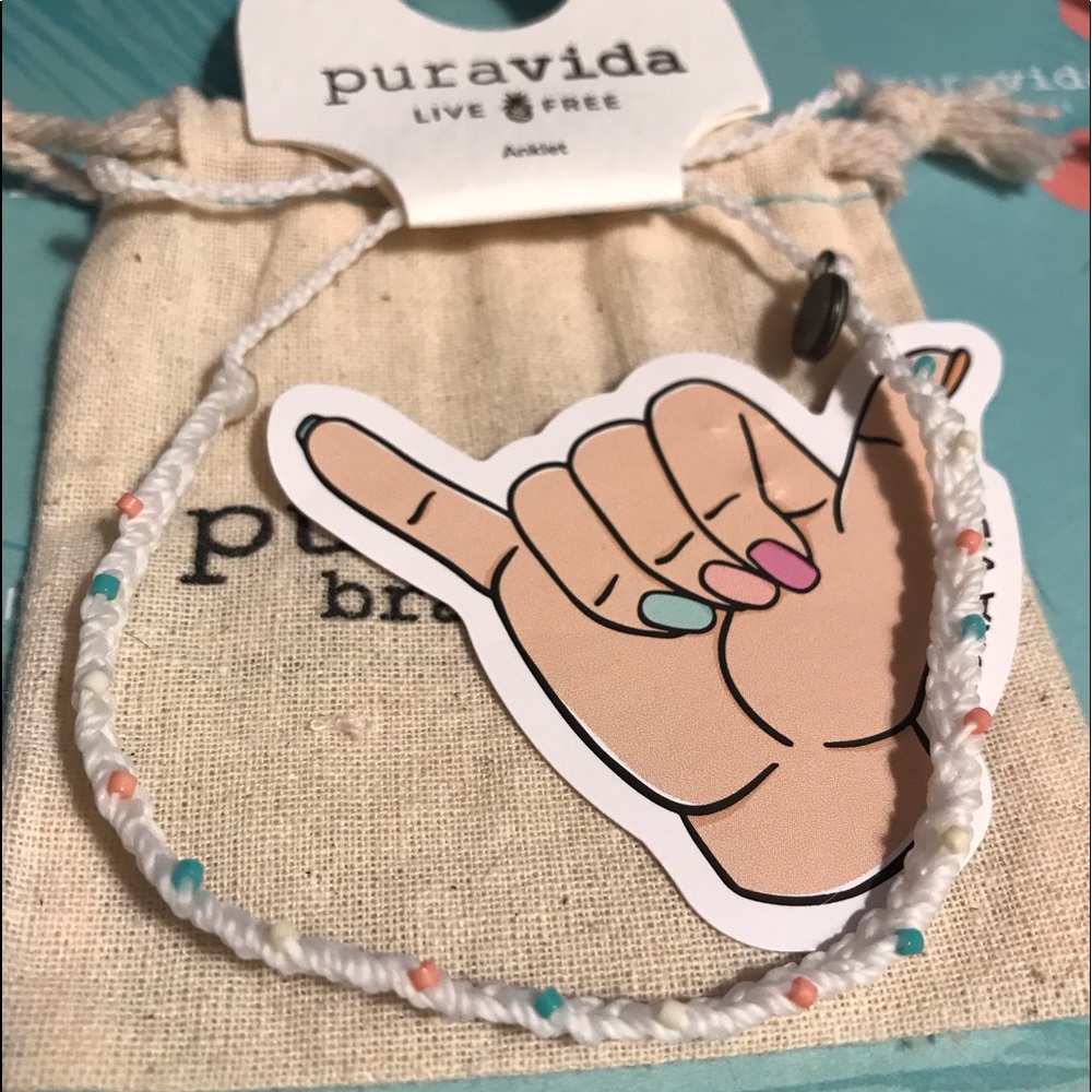 Pura Vida Braid and Bead Anklet!!